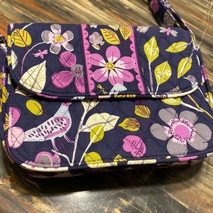 Vera Bradley cloth crossbody purse….multicolored….New…wot…magnetic closure.
